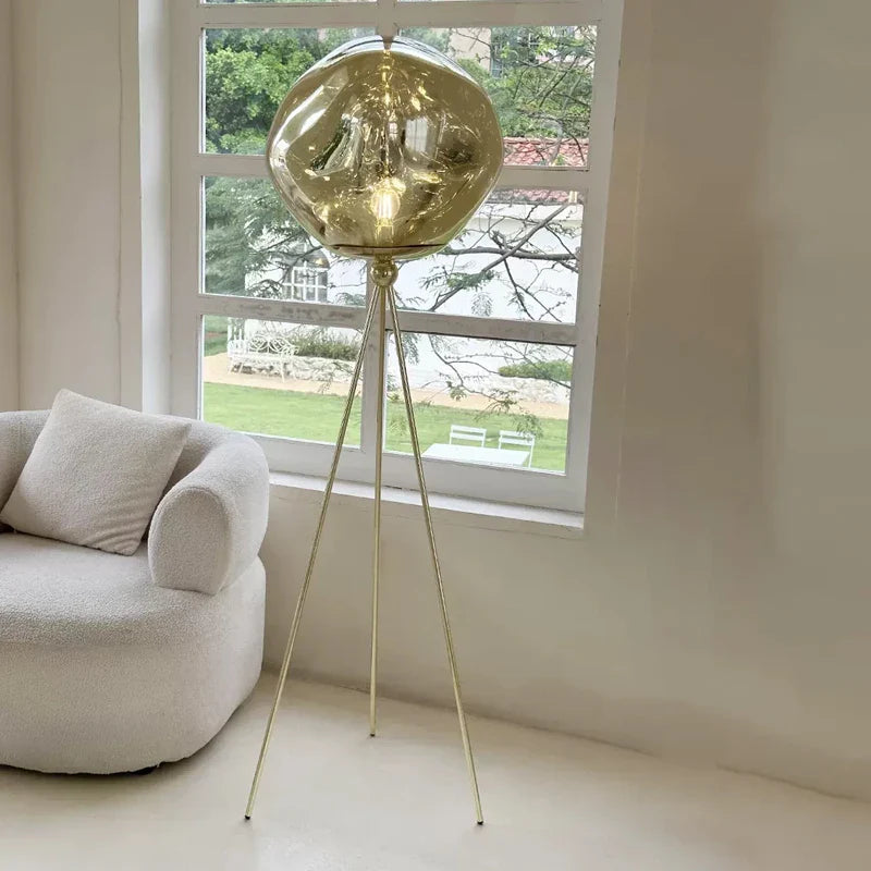 Afralia™ Nordic Style LED Lava Floor Lamp for Living Room Bedroom Decor