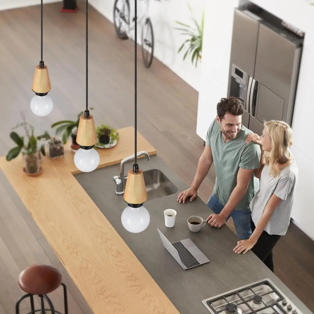 Afralia™ Industrial Metal Pendant Light for Kitchen Island Bar Restaurant Loft Decor