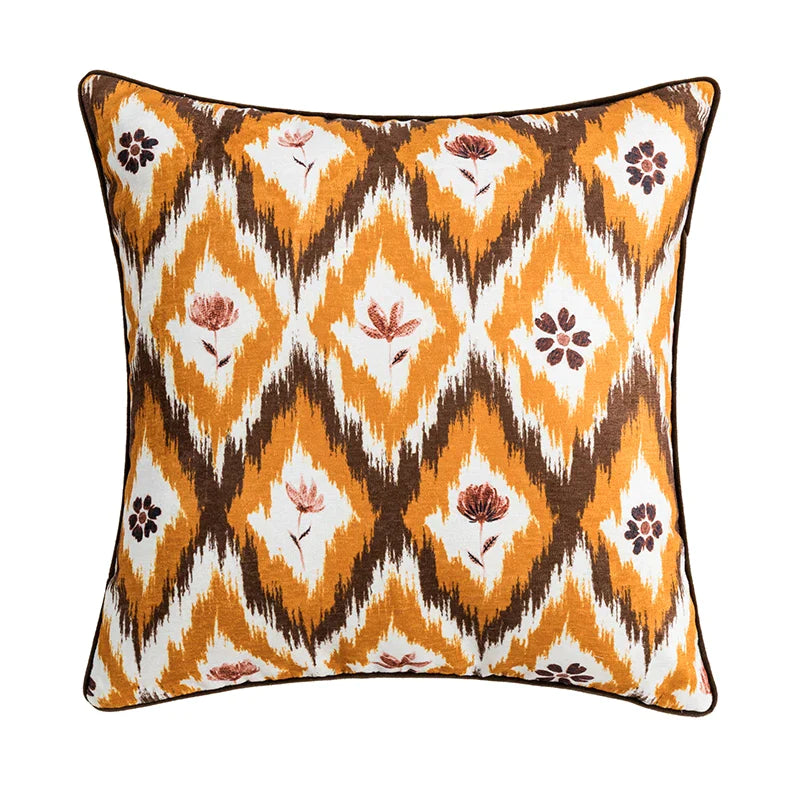 Afralia™ Abstract Geometric Printed Cushion Cover 45x45cm for Home Decor