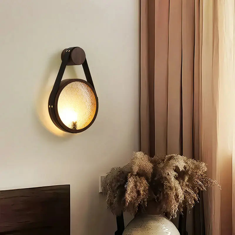 Afralia™ Retro Glass Wall Lamp: Elegant Indoor Lighting Fixture for Dining Room.
