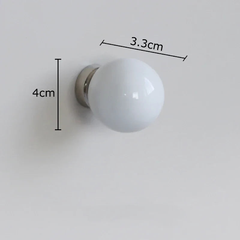 Afralia™ Ceramic Magnetic Wall Hook Clothing Rack