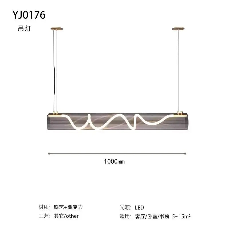 Afralia™ Gold LED Chandelier: Nordic Minimalist Dimming Pendant Lights for Home Decor