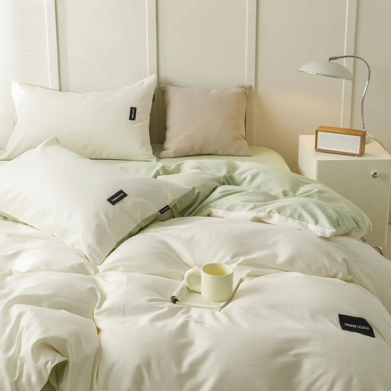 Afralia™ Cotton Bedding Set Super Soft Comforter All Season Home Textile