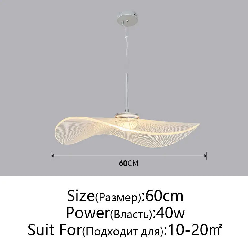 Afralia™ Lotus Leaf Hat Chandelier: Modern Fashion for Living Room & Bedroom