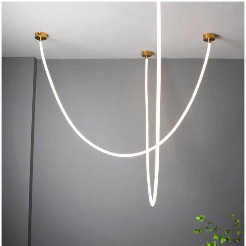 Afralia™ LED Pendant Lamp: Modern Nordic Design, 360 Degree Luminous for Living Room, Dining Room & Office