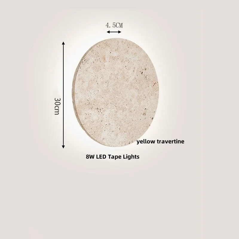 Afralia™ Yellow Cave Stone LED Wall Lights for Modern Spaces, Glass Globe Sconce.