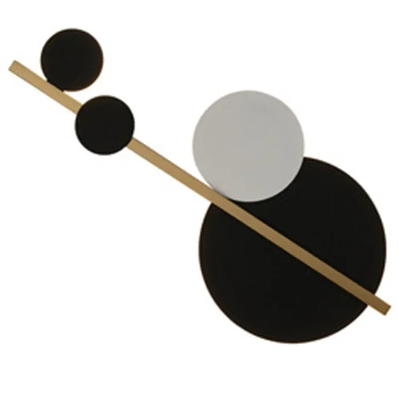 Afralia™ LED Wall Lamp Modern Nordic Minimalist Black White Bedroom Living Room
