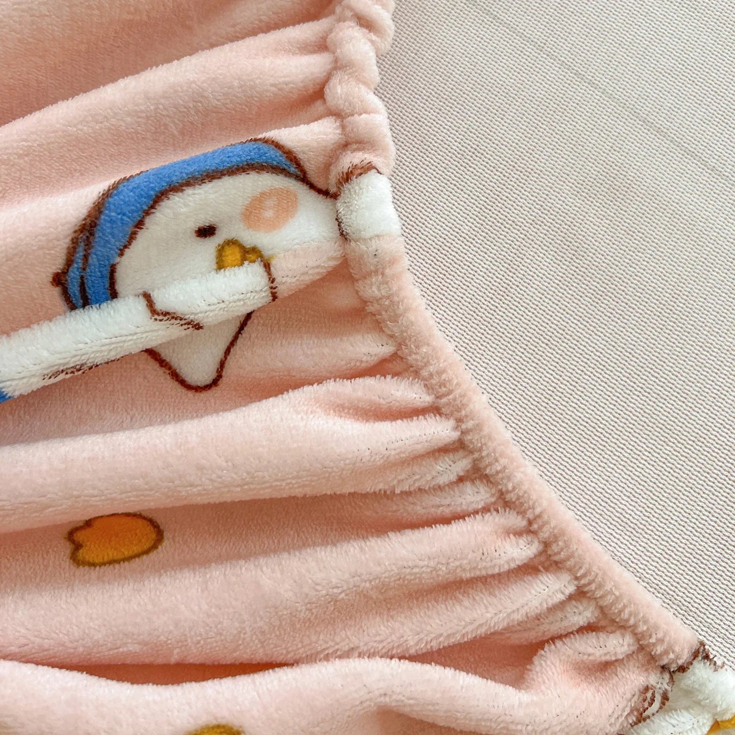 Afralia™ Milk Velvet Cartoon Printed Fitted Sheet - Cozy Plush Mattress Cover