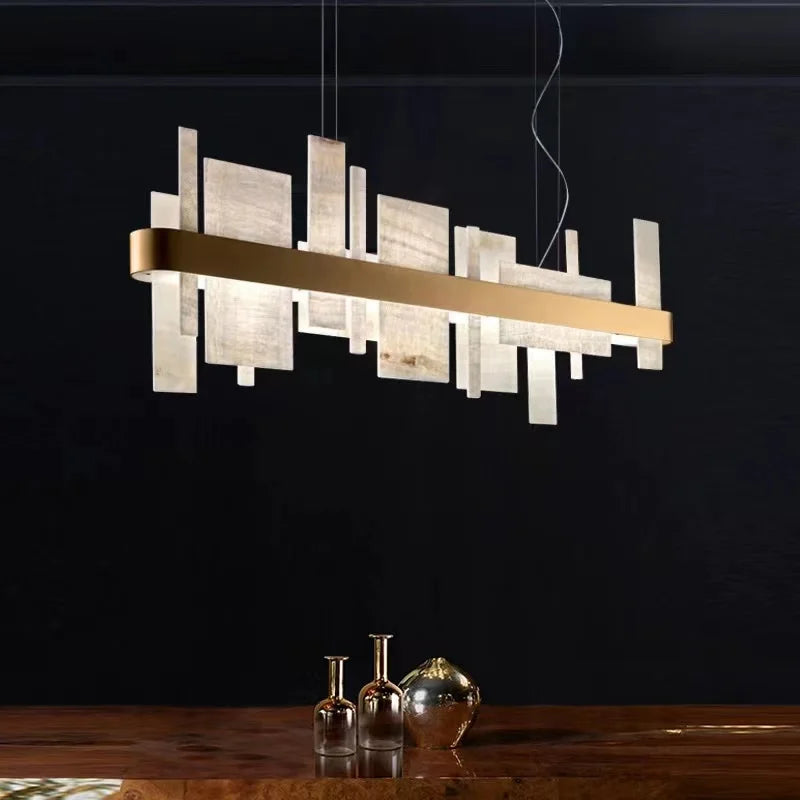 Afralia™ Modern LED Chandelier for Home Decor & Dining Room Lighting