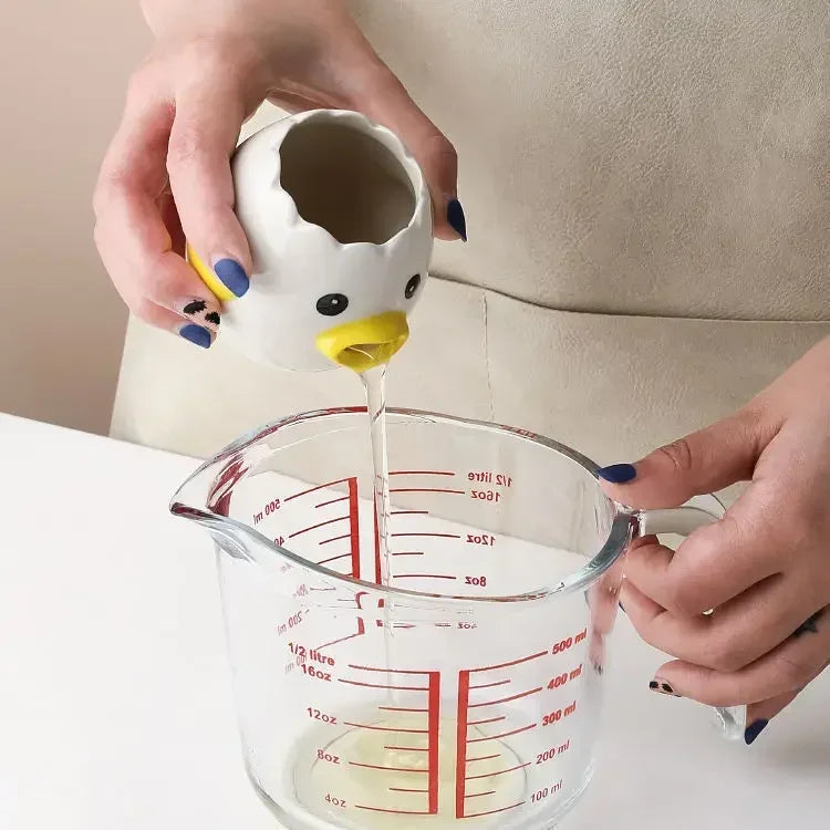 Afralia™ Ceramic Egg Separator: Easy Yolk & White Separation Kitchen Tool