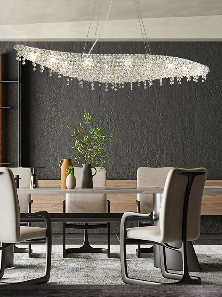 Afralia™ Luxury Crystal Chandelier for Living Room and Villa Hall Lighting