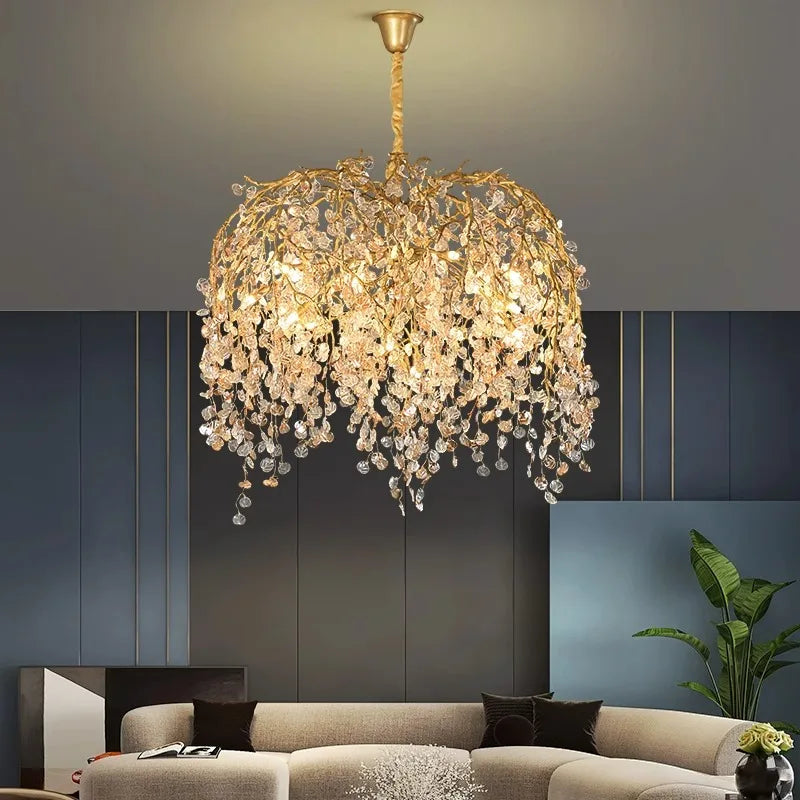 Afralia™ Modern Indoor Pendant Lights LED Chandelier for Dining Room