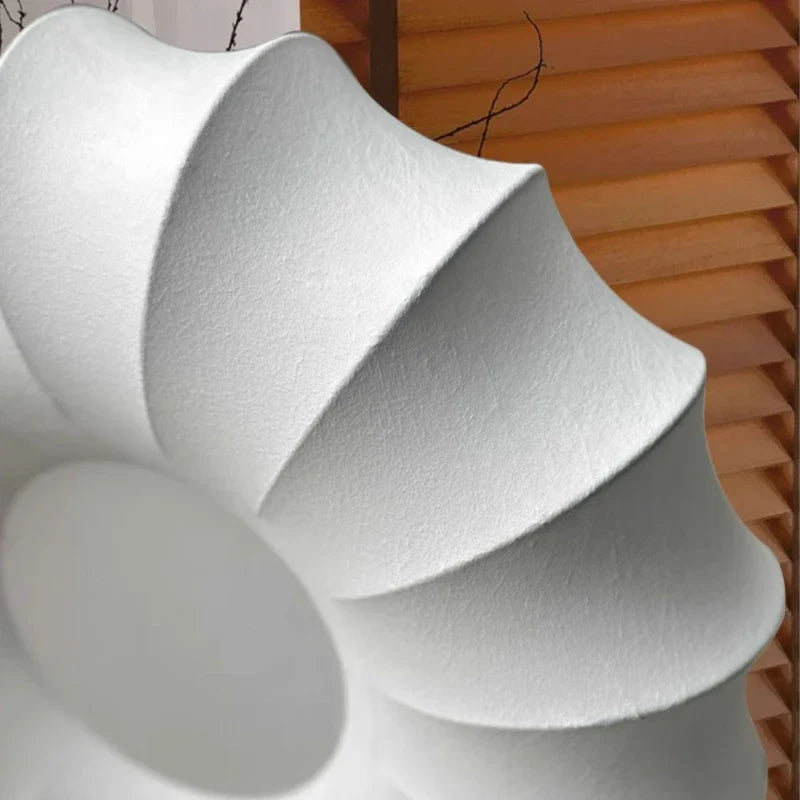 Afralia™ Silk Wood Fabric Pendant Light for Home Decor, Dining Room, Kitchen, Restaurant