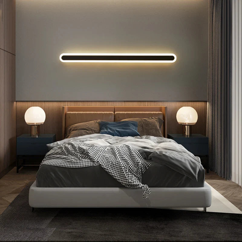 Afralia™ Modern LED Wall Lamp for Bedroom Living Room Porch Sofa Bar Decor