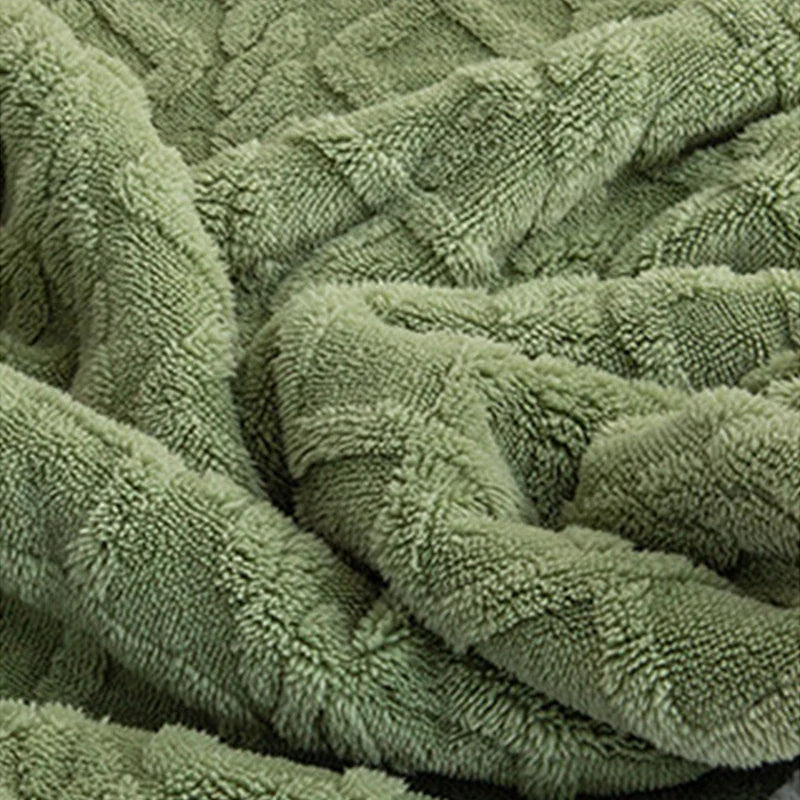 Afralia™ Tafurong Winter Blanket 150/180x200cm - Double-sided Plush Bedspread