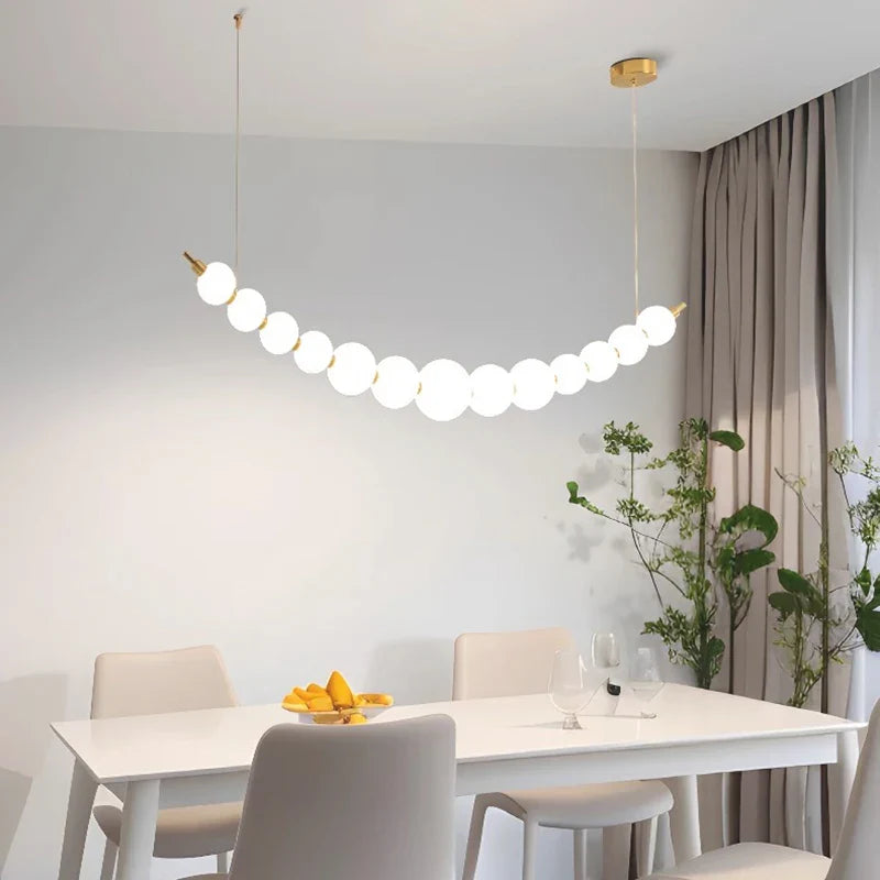 Afralia™ Modern LED Pendant Chandelier for Living and Dining Rooms