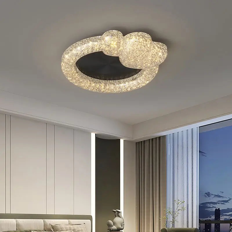 Afralia™ Crystal Chandelier: Modern LED Hanging Light for Home & Hotel Décor