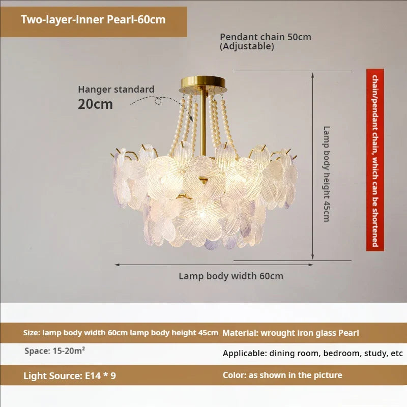 Afralia™ Leafless Crystal Chandelier: Modern French Living Room & Bedroom Lighting