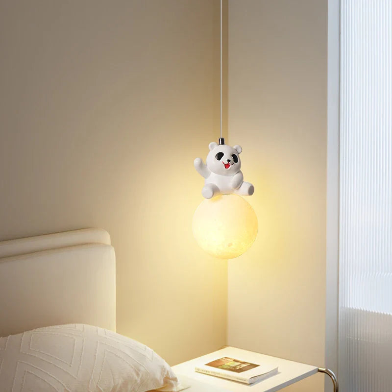 Afralia™ Bear Bedroom Wall Lamp: Modern Chandelier for Home Decor and Indoor Lighting