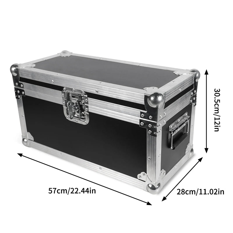 Afralia™ Stage Light Flight Case: Holds 2 Models, Shockproof, with Wheels