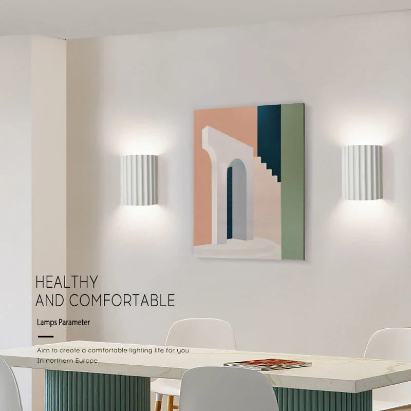 Nordic Pumpkin Resin Wall Lamp by Afralia™ for Modern Indoor Decor