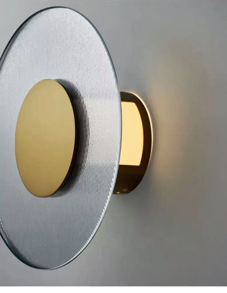 Afralia™ Luxury Glass Wall Lamp for Bedroom Living Room Atmosphere