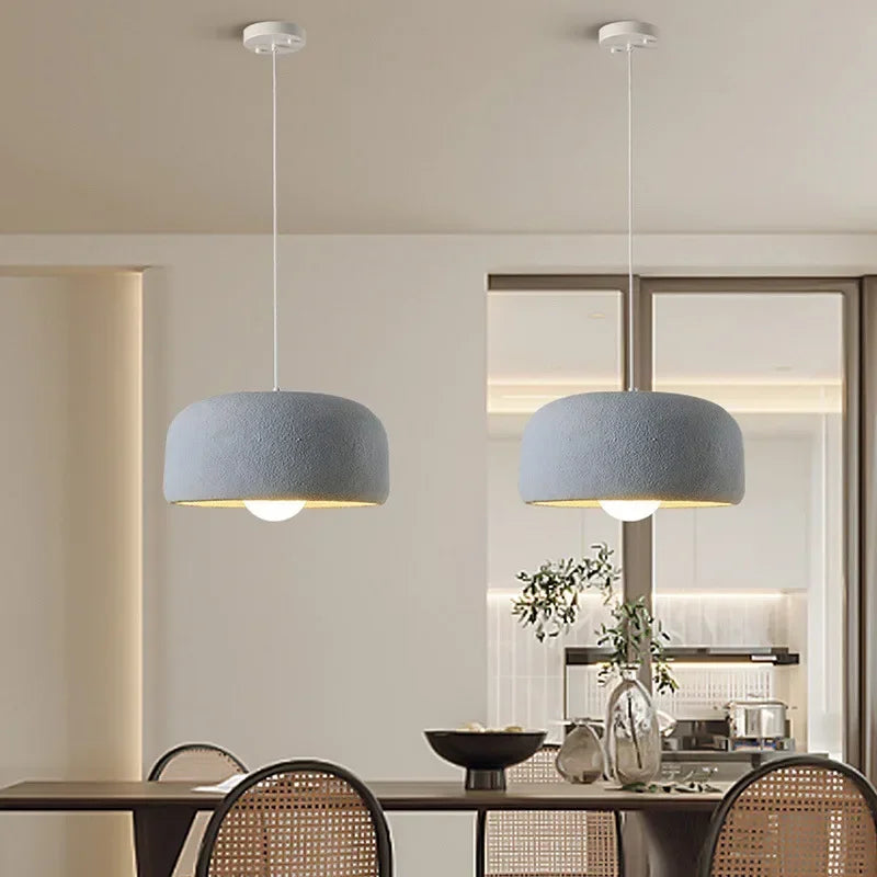 Afralia™ Wabi Sabi LED Pendant Lamp: Creative Japanese Polystyrene Chandelier