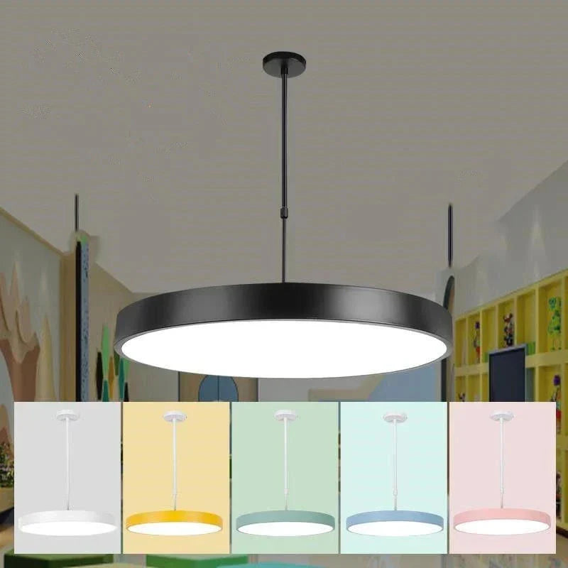 Afralia™ Nordic Circle Pendant Light Chandelier for Living & Dining Room