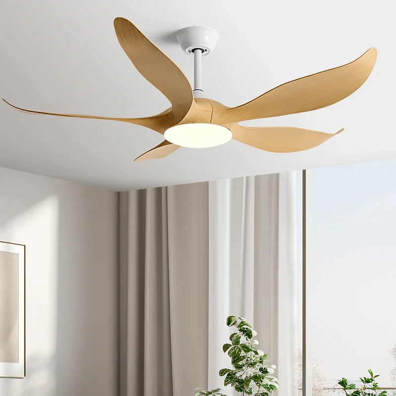 Afralia™ 52" Ceiling Fan with LED Light & Remote Control