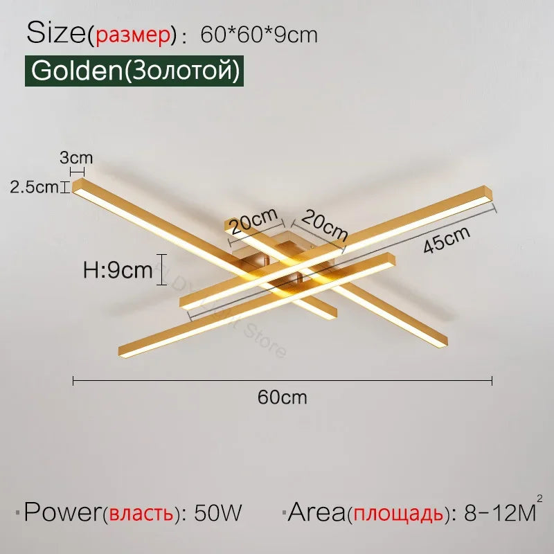 Afralia™ Modern LED Ceiling Lamps for Bedroom and Living Room