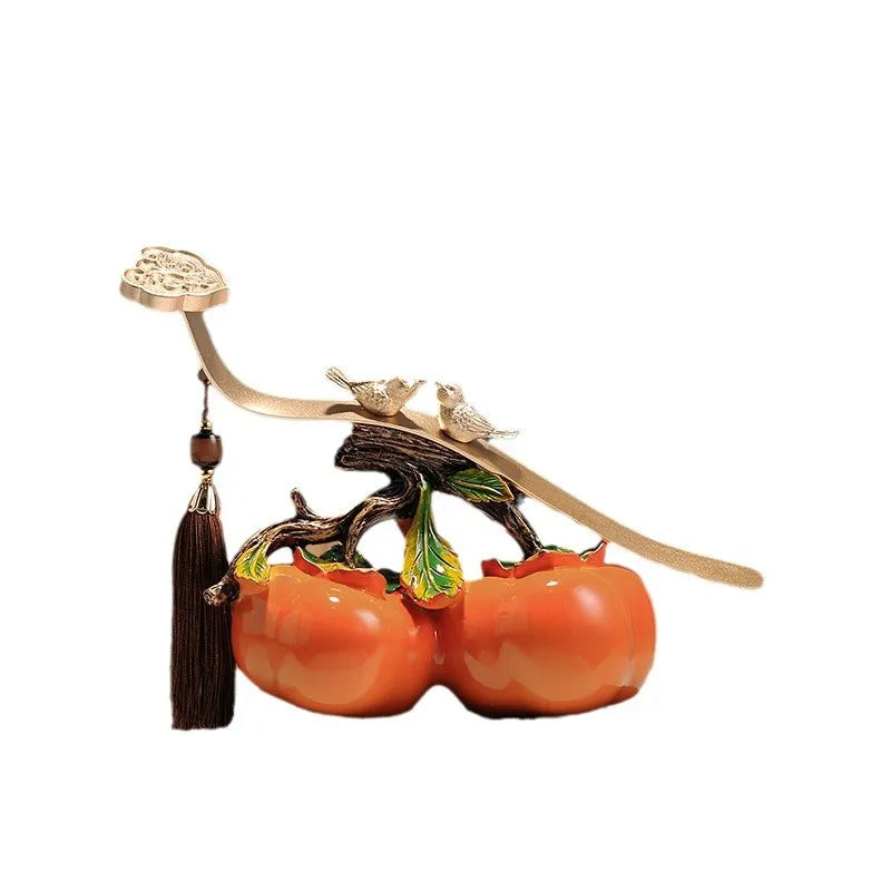 Persimmons Ornaments Home Decor Living Room Porch Cabinets Housewarming Gift Afralia™