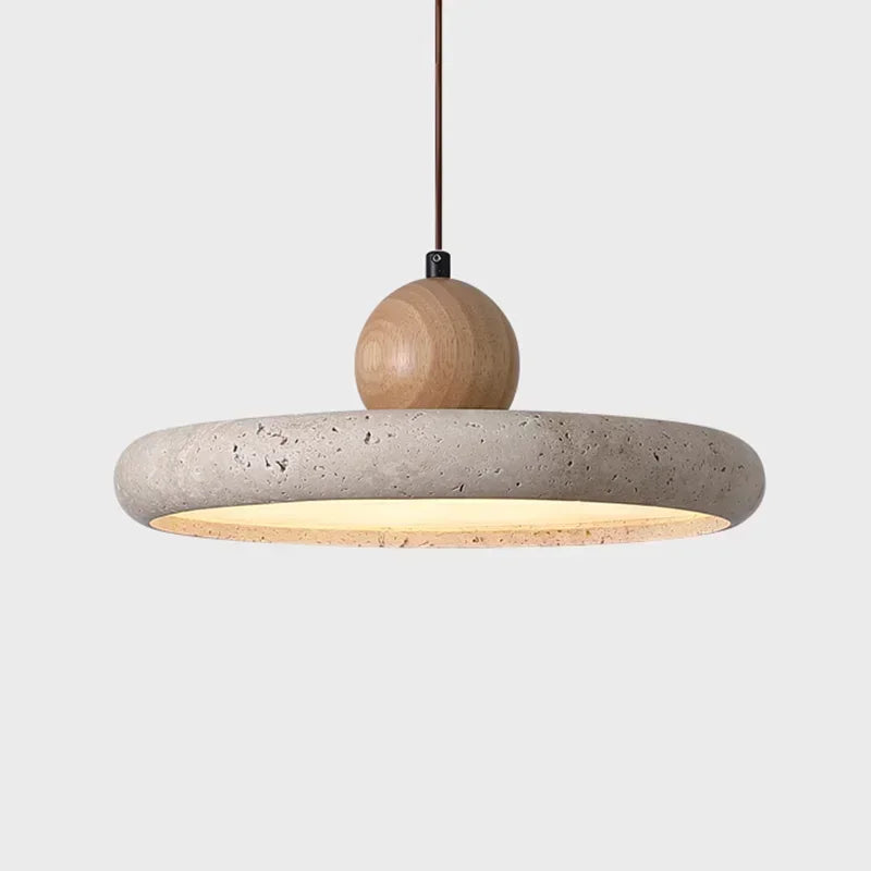 Afralia™ Travertine Pendant Light Chandelier for Dining Room Kitchen Island