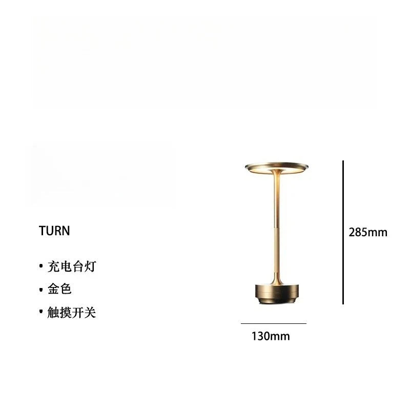 Afralia™ Luxury Touch Table Lamp USB Charging Modern Light Fixtures for Elegant Spaces