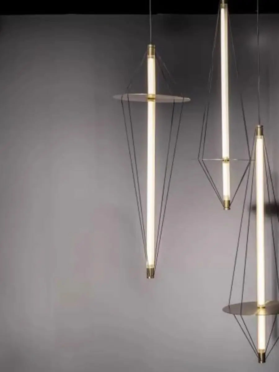 Afralia™ Disc Pendant Light: Modern Minimalist LED Chandelier for Bedroom Decor