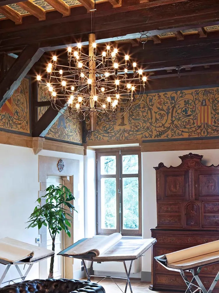 Afralia™ Nordic Italian Midsummer Fruits Chandelier for Modern Living Room – Replica Pendant Light