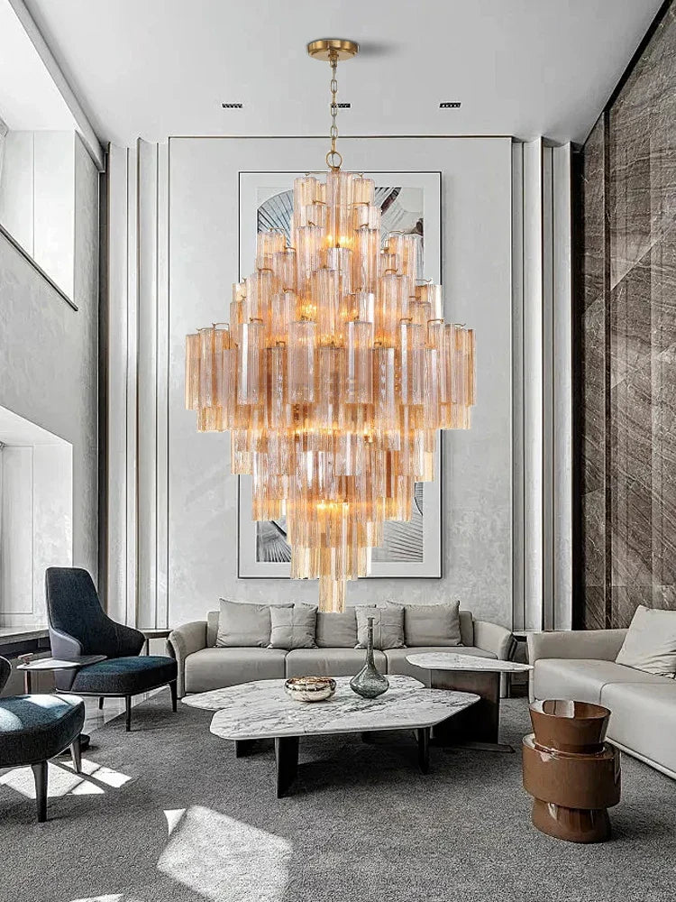 Afralia™ Big White Glass Ceiling Pendant Lights for Home Decor Hanging Lamp