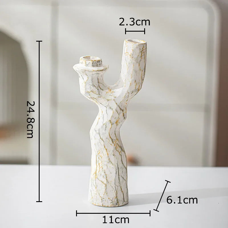 Afralia™ Ceramic Tree Branch Vase for Aesthetic Room Decor