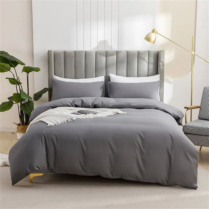 Afralia™ Brushed Duvet Cover Set | Soft Skin-Friendly Bedding | Full Queen King Twin Sizes