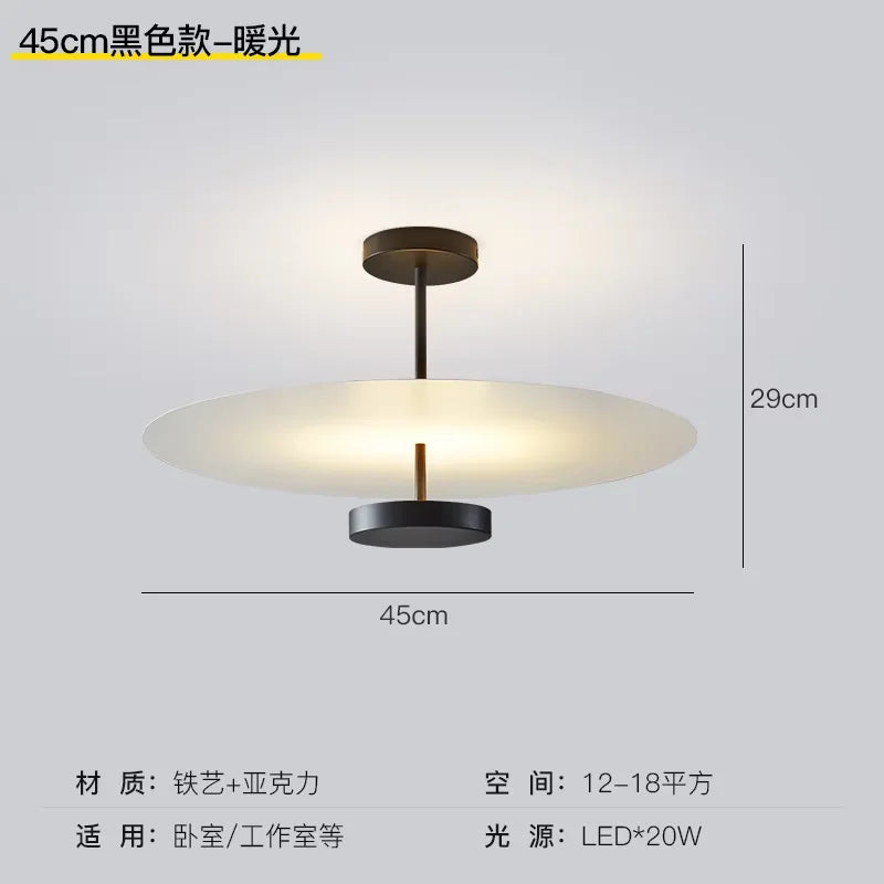 Nordic Minimalist Dimable Ceiling Light by Afralia™ - Creative Room Color Lamp