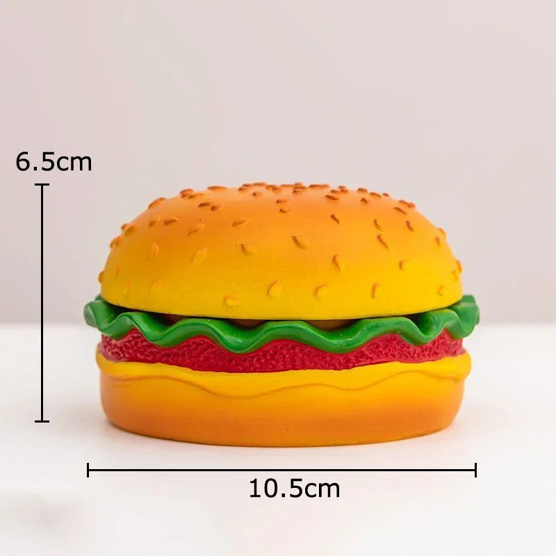 Afralia™ Cartoon Burger Ashtray: Fun Resin Smoking Accessory for Office Table & Gifts