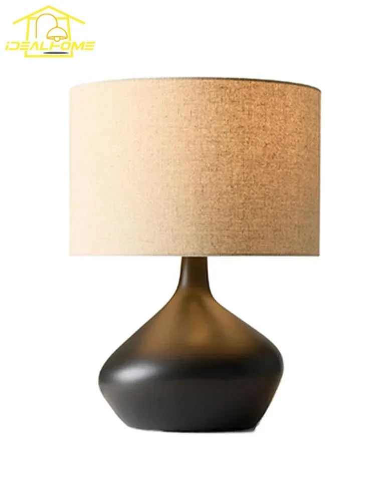 Afralia™ Minimalist Wabi-sabi Resin Table Lamp LED E27 for Living Room Bedside Bedroom