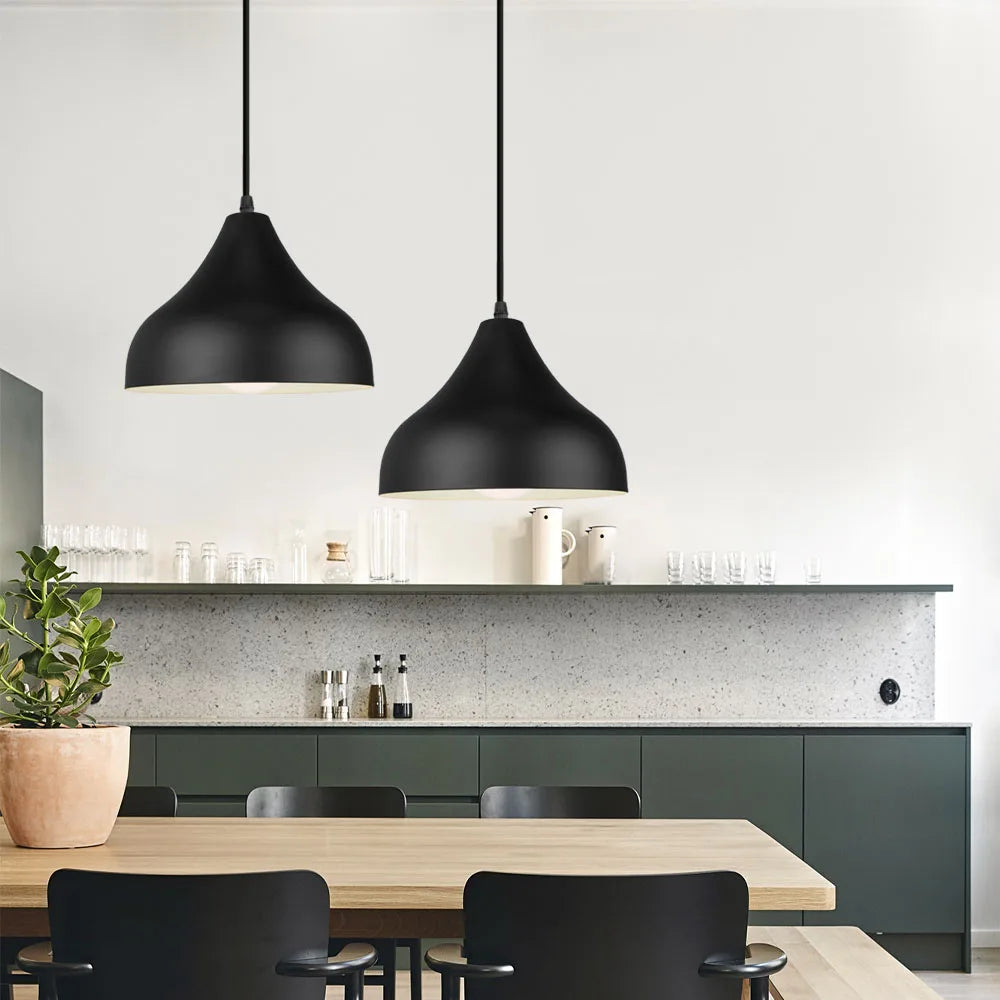 Afralia™ Colorful Nordic Pendant Light for Living Room Kitchen Restaurant Lighting