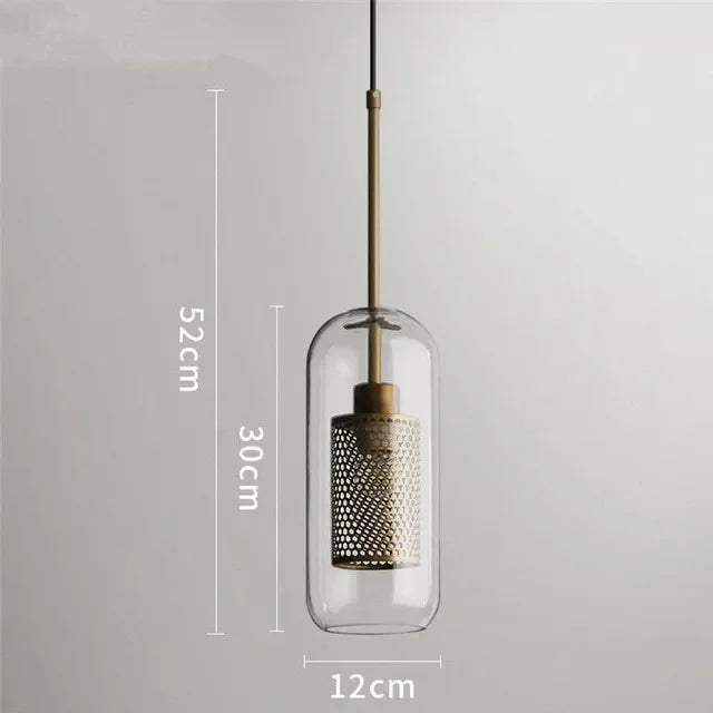 Nordic Gold Glass Ball Pendant Light by Afralia™ - Modern Stylish Illumination for Your Space