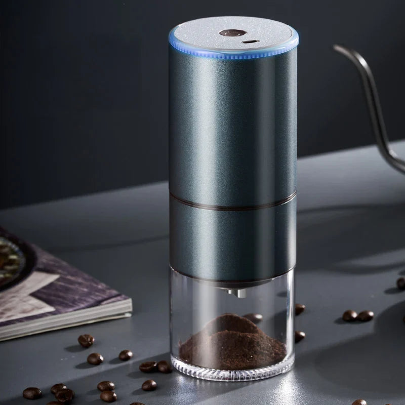 Afralia™ Electric Bean Grinder: Full-automatic Portable Coffee Machine