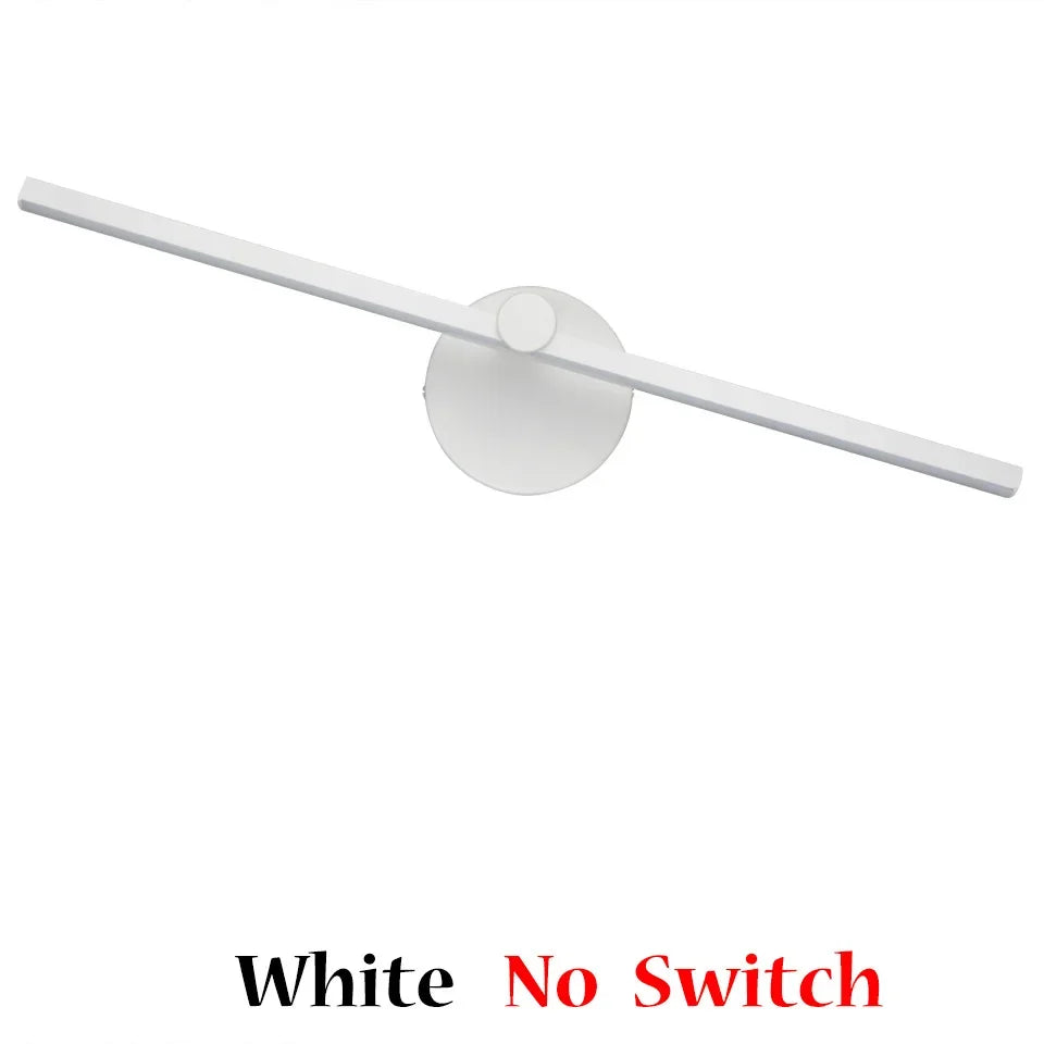 Afralia™ Linear LED Wall Lamp with Switch, 300° Rotation, 41CM, Nordic Minimalist Design
