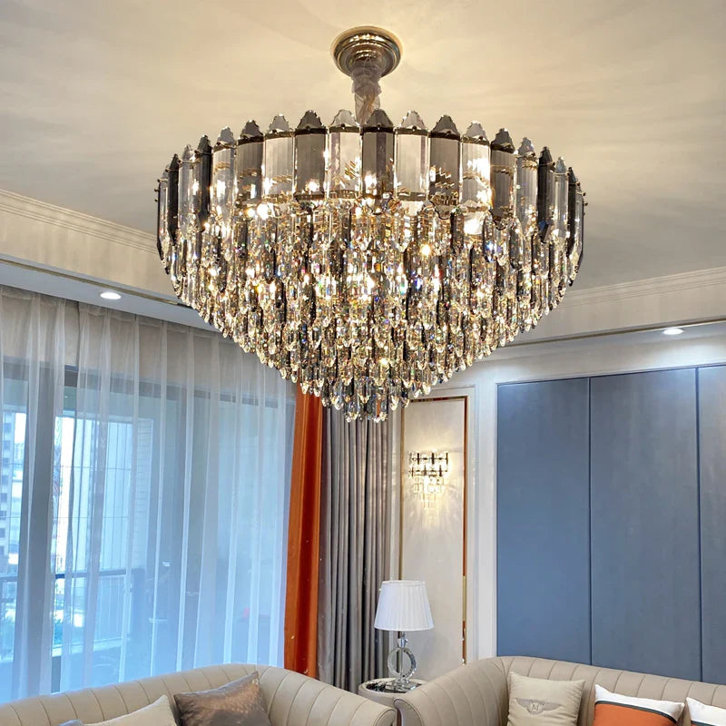 Afralia™ Crystal Chandelier: Post Modern Luxury Light for Living Room, Bedroom, Kitchen & Dining Room