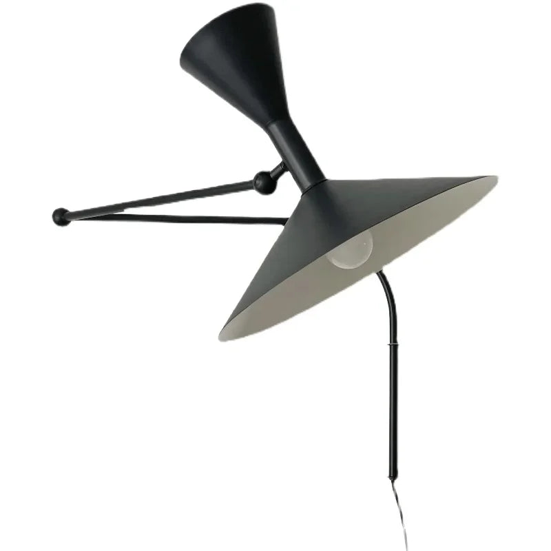 Afralia™ Nordic Rotatable Horn Wall Lamp for Creative Living Room