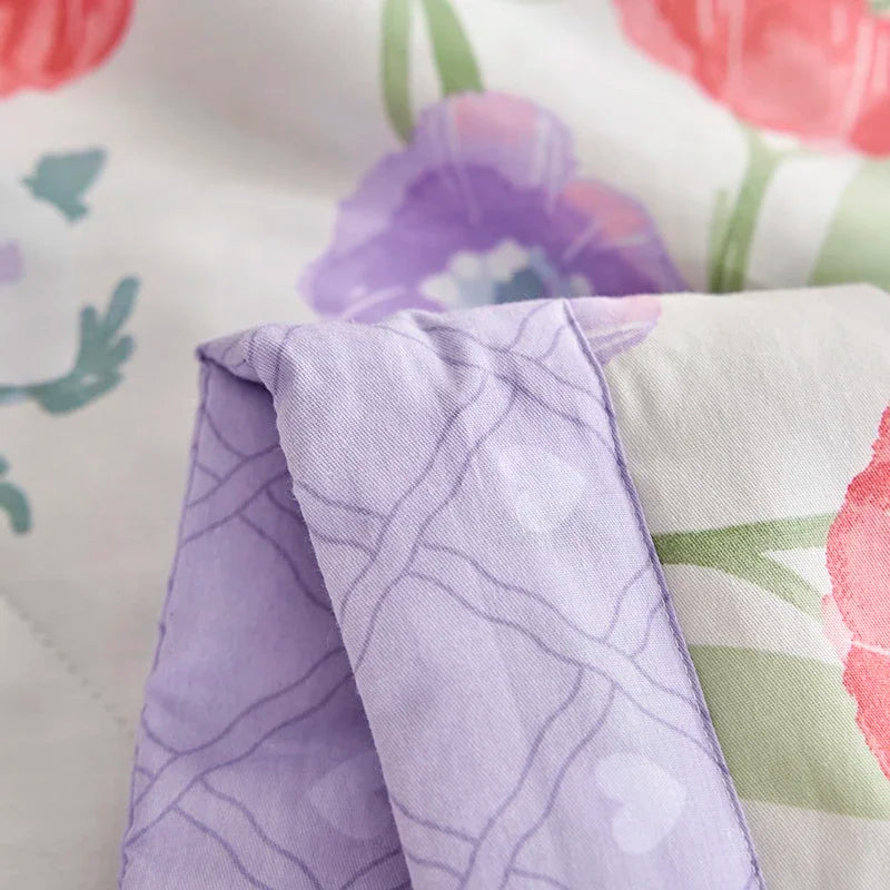 Afralia™ Summer Thin Quilt Cotton Blanket Bedding Filler Twin Queen Size