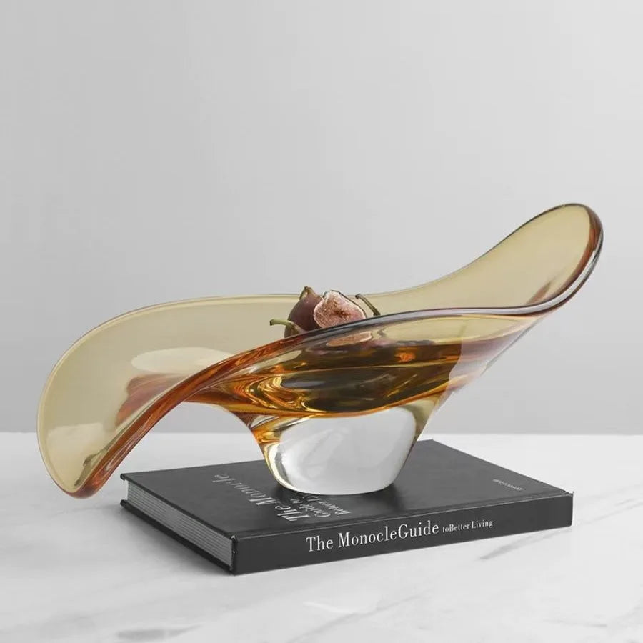 Afralia™ Geometric Glass Bowl Tray: Elegant Home Decor & Storage Essential