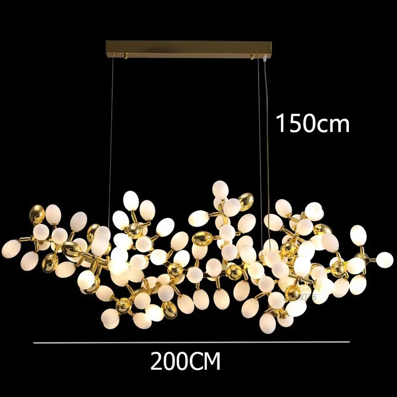 Afralia™ Modern Ceiling Chandelier for Dining & Living Room Lighting